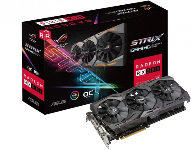 Asus ROG Strix RX-580 8GB GDDR5 PCI 3.0 Gaming Graphics Card