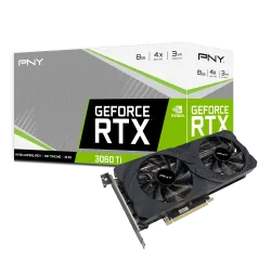PNY GeForce RTX 3060 Ti 8GB UPRISING Dual Fan LHR Graphics Card