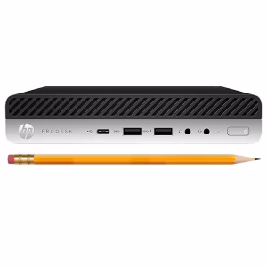 HP ProDesk 600 G4 Desktop Mini, 8th Gen Core i5 Processor, 8GB RAM, 256GB SSD