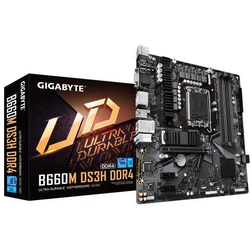 GIGABYTE B660M DS3H DDR4 Micro ATX Motherboard
